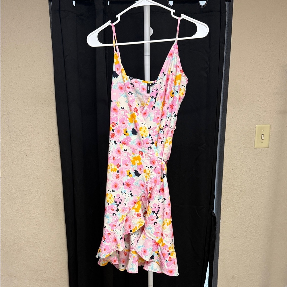 Vero Moda Pink Floral Dress